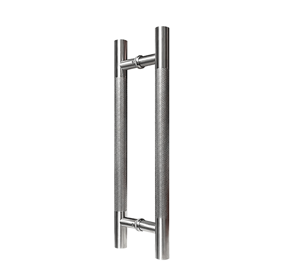 800mm Round Knurled Grip Door Pull (Pair) - Clarence Series