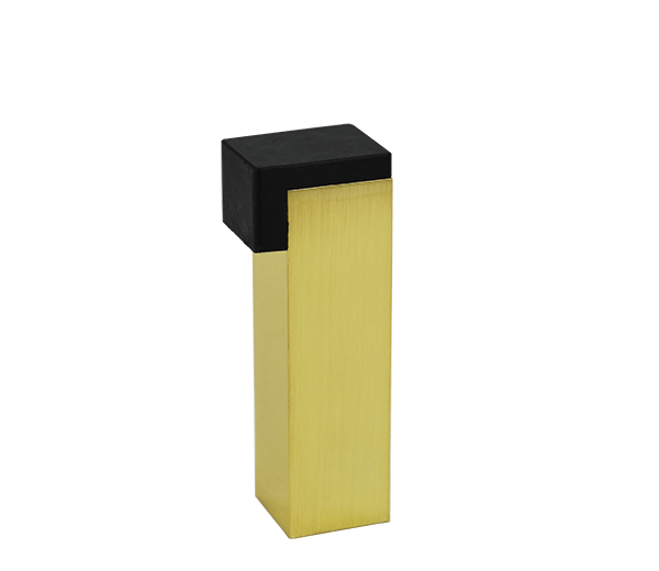 Wall Mounted Door Stops - Brushed Brass Finish
