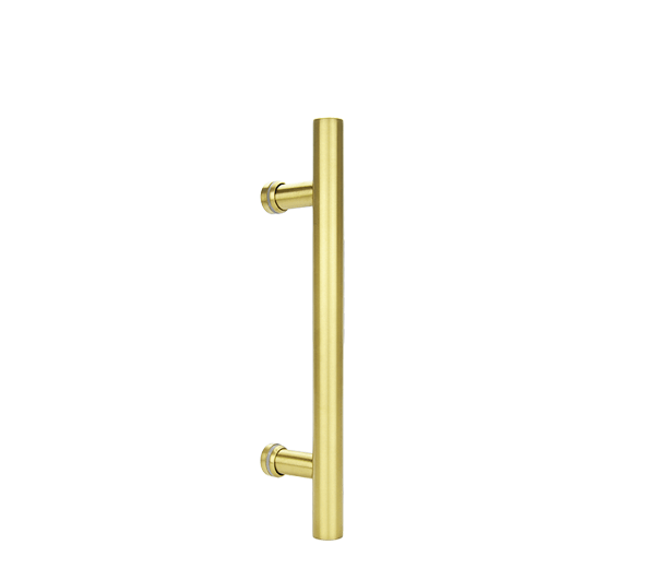 Brushed Brass 300mm Door Pull Handle (Single)  - Bisset Series
