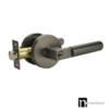 Gunmetal Finish Entrance Lock Set - Addison Series
