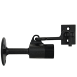 Wall Mounted Door Stops with a Hook - Matt Black Finish