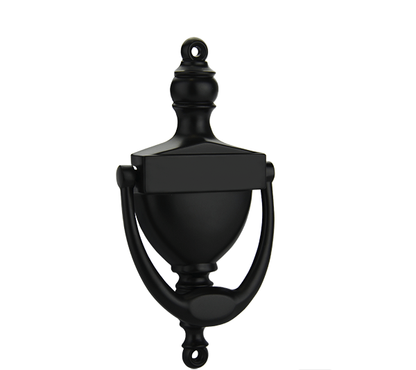 Classic Style Entry Door Knocker – Matt Black Finish
