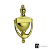 Classic Style Entry Door Knocker – Polished Brass Finish