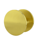 Brass Finish 300mm Circular Plate Door Pulls (Pair) - Nash Series