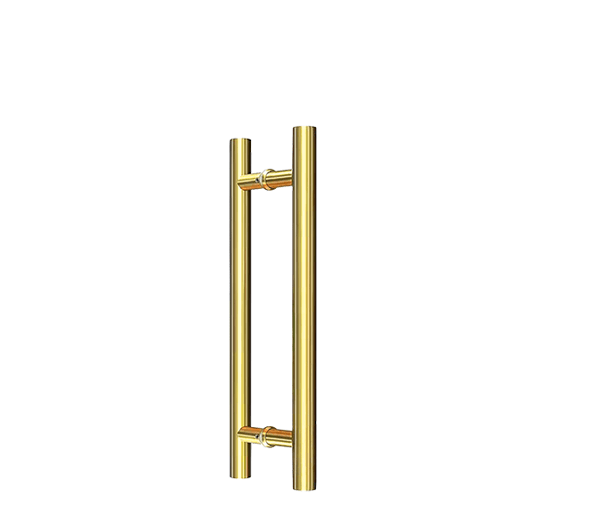 Brushed Brass 300mm Door Pull Handles (Pair) - Bisset Series