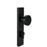 Matt Black Finish Entry Door Knob Set  - Jasper Series