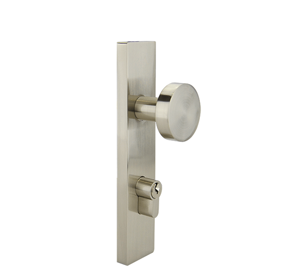 Satin Nickel Finish Entry Door Knob Set  - Jasper Series