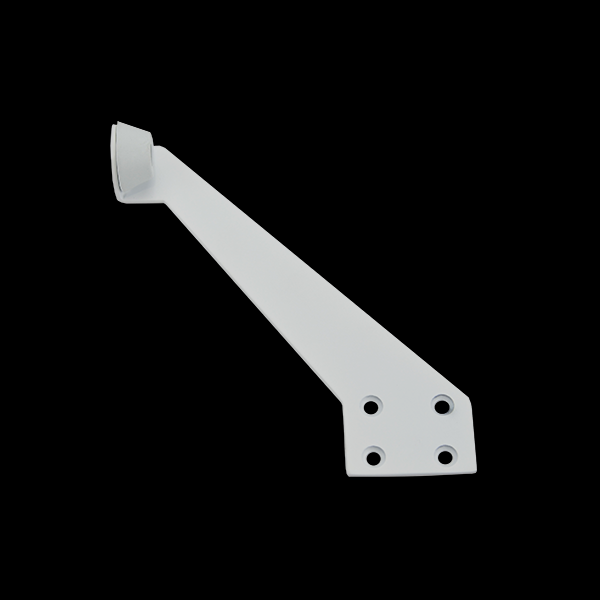 Overhead Mounted Door Stop - White Finish