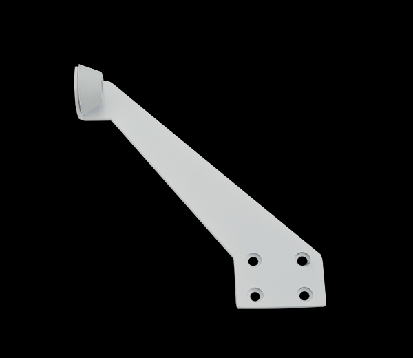 Overhead Mounted Door Stops - White Finish
