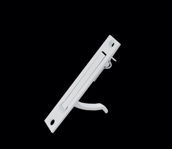 Spring Loaded Cavity Door Pull - White Finish