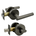 Gunmetal Finish Single Cylinder Entrance Set - Lachlan Series