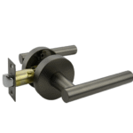 Lachlan Series Passage Lever Set - Gunmetal Finish