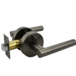 Lachlan Series Privacy Lever Set - Gunmetal Finish