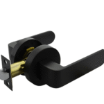 Matt Black Passage Handle Set - Preston Series