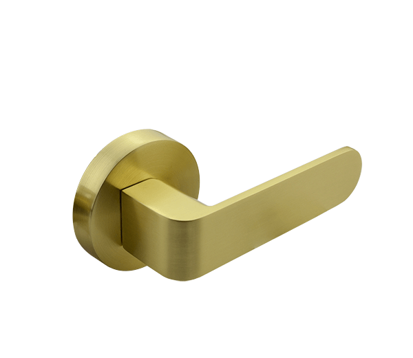 Brushed Brass Finish Dummy Handle - Preston Series