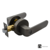 Gunmetal Finish Privacy Handle Set - Preston Series