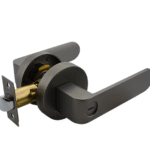 Gunmetal Finish Privacy Handle Set - Preston Series