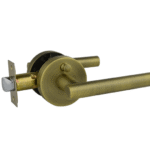 Lachlan Series Privacy Lever Set - Antique Brass Finish