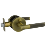 Malbena Series Privacy Lever Set  - Antique Brass Finish