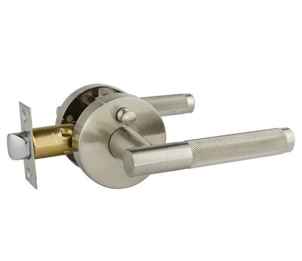 Malbena Series Privacy Lever Set  - Satin Nickel Finish