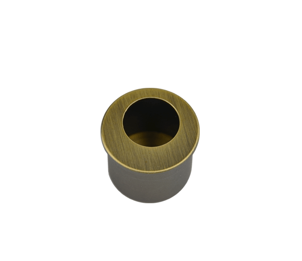 Cavity Door Finger Pull - Antique Bronze Finish