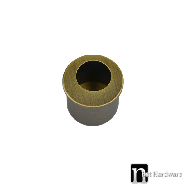Cavity Door Finger Pull - Antique Bronze Finish