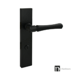 Matt Black Rectangular Plated Privacy Handle Set – Hillier Series