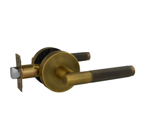 Malbena Series Passage Lever Set - Antique Bronze Finish