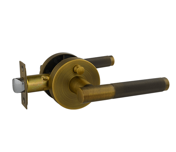 Malbena Series Privacy Lever Set - Antique Bronze Finish