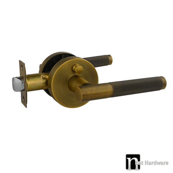 Malbena Series Privacy Lever Set  - Antique Bronze Finish