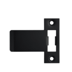 Roller Tongue Latch Extended Strike Plate - Matt Black Finish