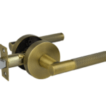 Antique Bronze Finish Passage Lever Set - Esperance Series