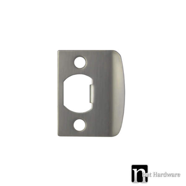 D-Shaped Latch Strike Plate - Gunmetal Finish