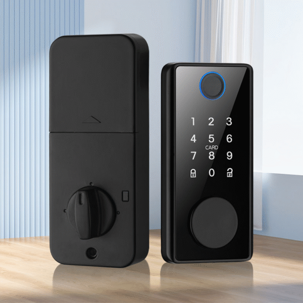 Black Digital Deadbolt Lock - Digital Series 007