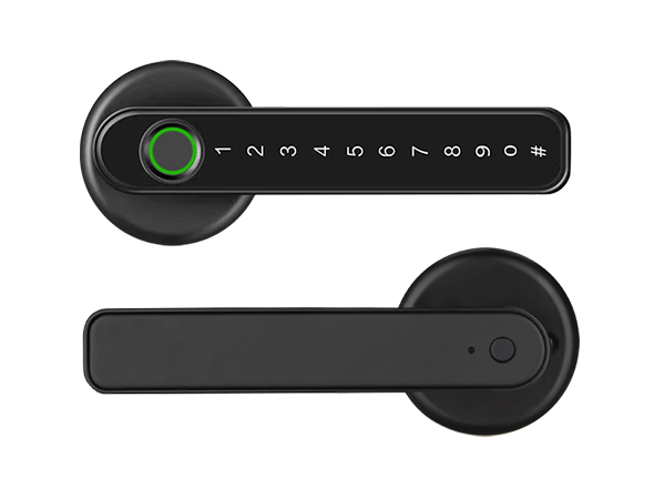 Black Digital Lever Lock Set - Digital Series 006