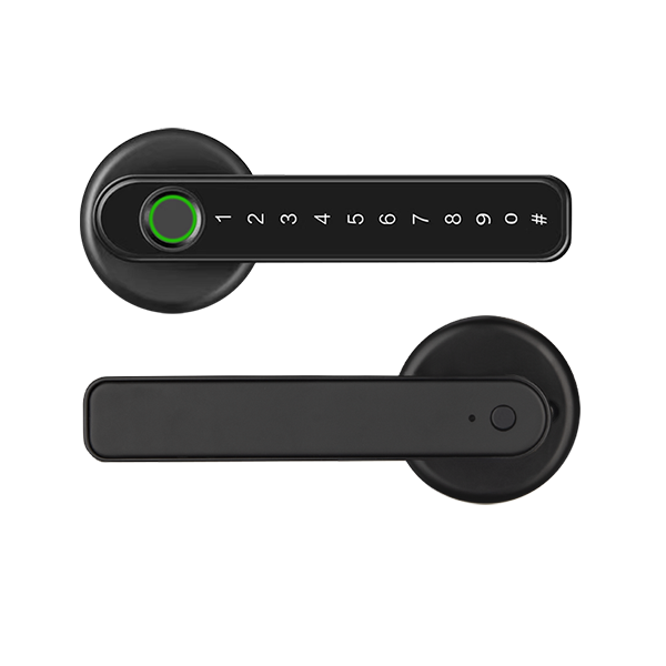 Black Digital Lever Lock Set - Digital Series 006