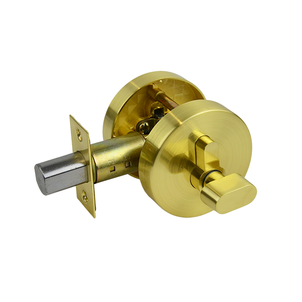 Brushed Brass Single Cylinder Deadbolt (3555)- Cooloola Series