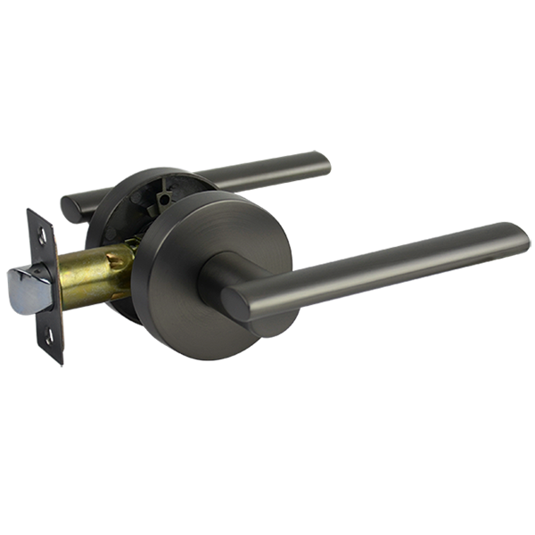 Gunmetal Finish Passage Lever Set - Coongie Series