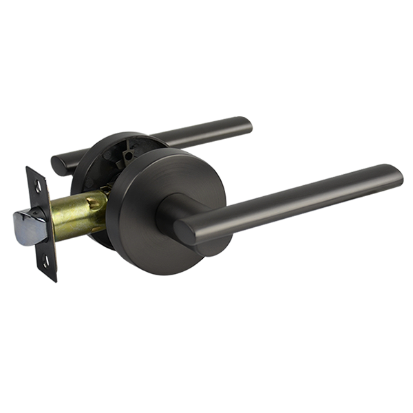 Gunmetal Finish Passage Lever Set - Coongie Series