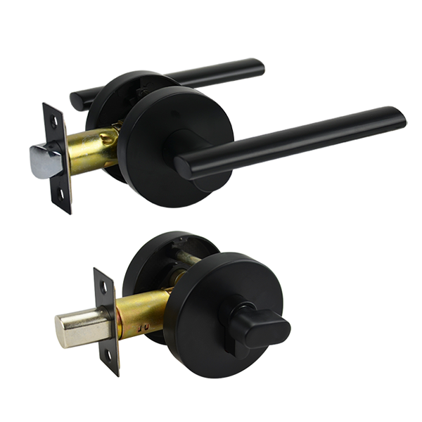 Matt black Entry Deadbolt Lock Set - Coongie Series