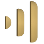 Bronze Finish kitchen/Wardrobe Pull Plates - Ellipse Series
