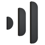 Matt Black kitchen/Wardrobe Pull Plates - Ellipse Series