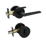 Matt Black Double Cylinder Entrance Set - Elphinstone Series