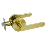 Brushed Brass Privacy Lever Set - Menindee Series