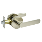 Satin Nickel Passage Lever Set - Menindee Series