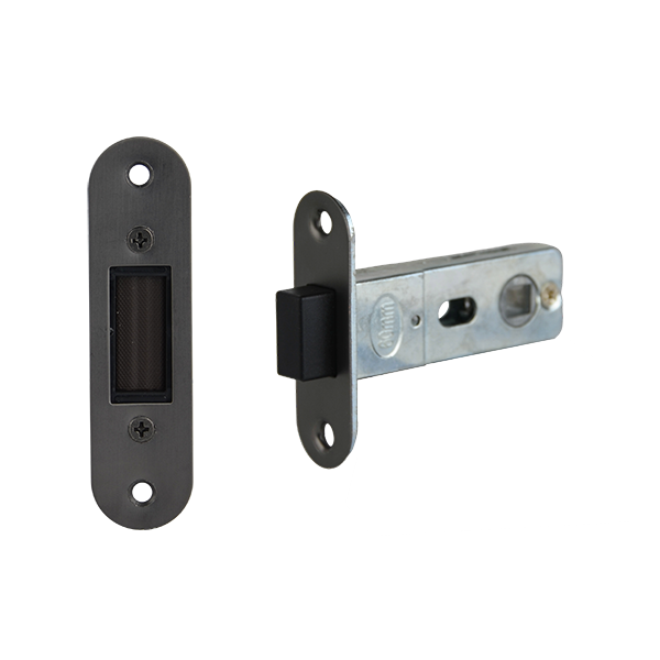 Magnetic Door Latch - Gunmetal Finish