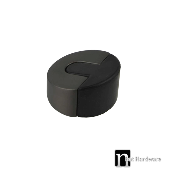 Architectural Door Stops - Brushed Gunmetal Finish