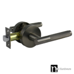 Gunmetal Finish Passage Lever Set - Carter Series